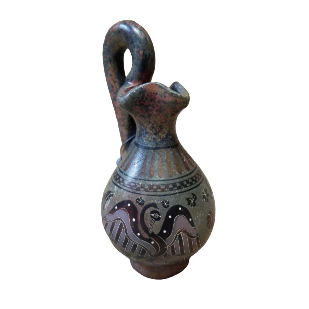 Antique Koryntian (Corinthian) Pottery Urn Vessel Replica from 6640 BC - Picture 3 of 7